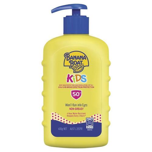 Banana Boat SPF 50+ Kids 400g Pump