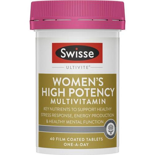 Swisse Women's Ultivite High Potency Multivitamin 40 Tablets