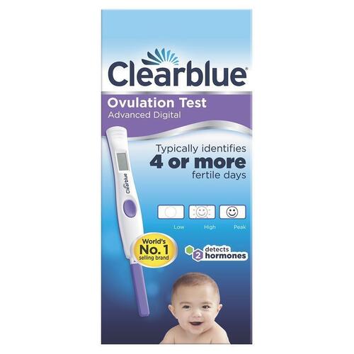 Clearblue Advanced Digital Ovulation Kit Test (Dual Hormone) 10 Pack