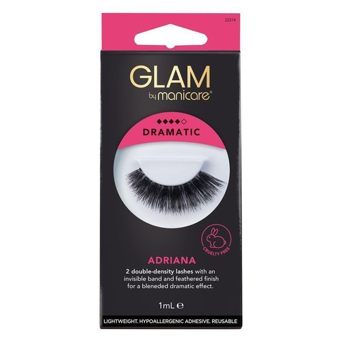 Glam By Manicare Eyelashes Dramatic Adriana 22214