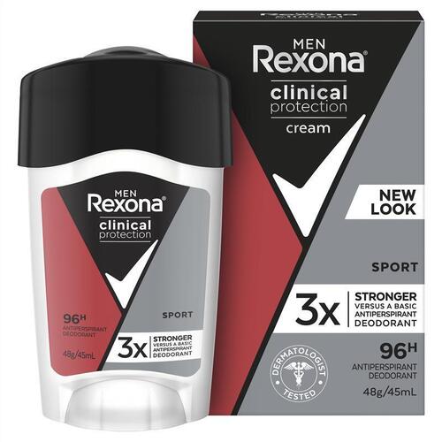 REXONA Men Clinical Protection Antiperspirant Deodorant Sport 45ml