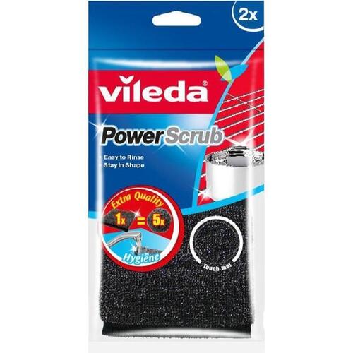 Vileda Power Scrub Scourer 2 Pack