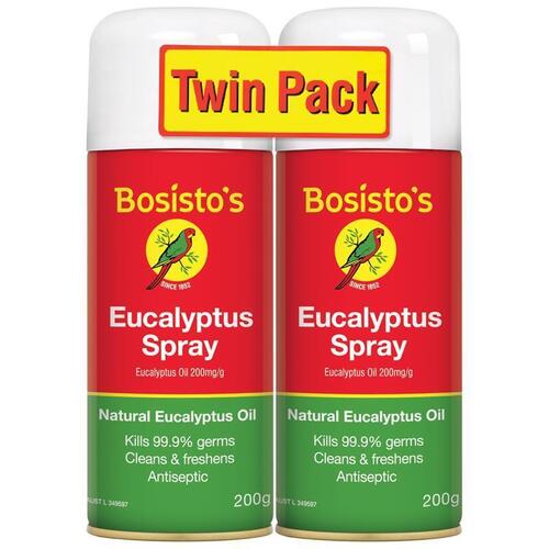 Bosisto's Eucalyptus Spray 200g Twin Pack