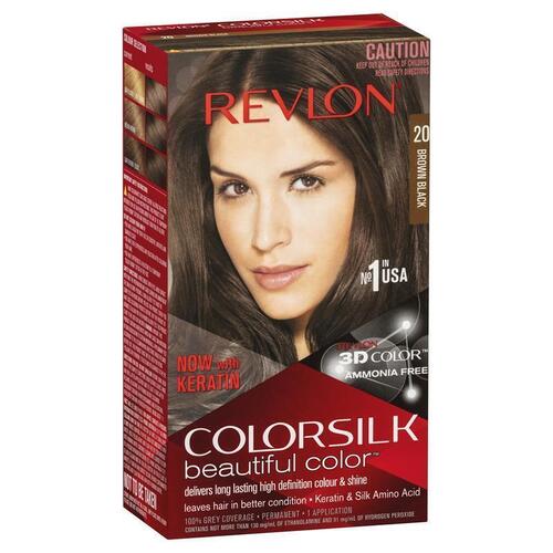 Revlon ColorSilk 20 Brown Black