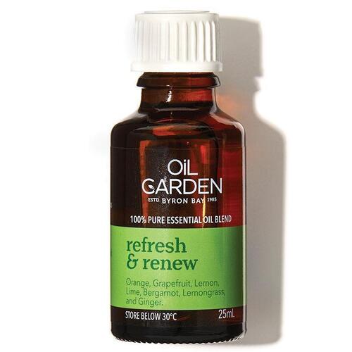 Oil Garden Refresh & Renew Essential Oil Blend 25ml