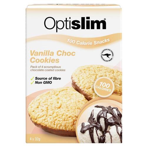 Optislim 100 Calorie Snack Vanilla Choc 4 Cookies