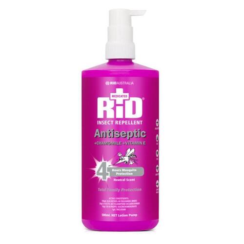 Rid Medicated Insect Repellent Antiseptic 500ml Lotion