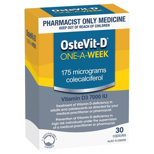 OsteVit-D One-A-Week 7000IU Vitamin D3 ?C 30 Capsules (S3)