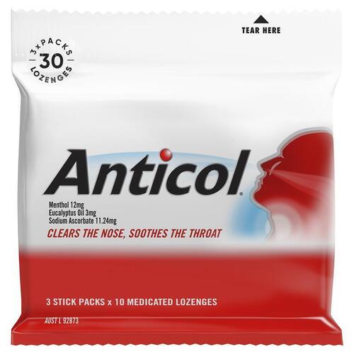 Allens Anticol 3x10 Lozenge Multipack