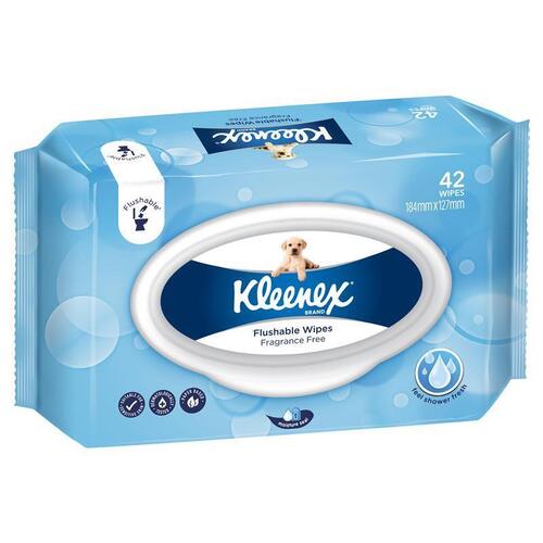 Kleenex Unscented Refill Wipes 42 Pack