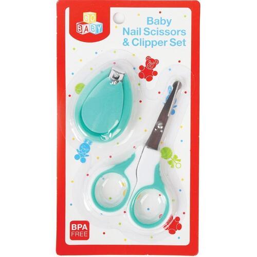 Go Baby Nail Scissors & Clipper Set