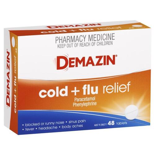 Demazin Cold & Flu Relief 48 Tablets