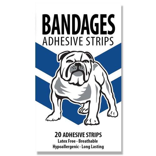 NRL Bandages Canterbury Bulldogs 20 Pack