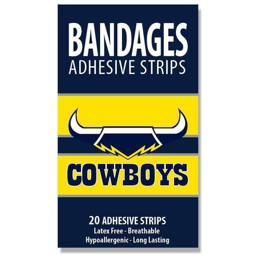 NRL Bandages Cowboys 20 Pack