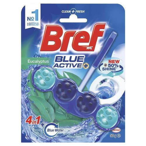 Bref Blue Active Eucalyptus Toilet Block 50g