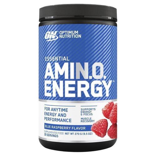 Optimum Nutrition Amino Energy Blue Raspberry 30 Serve 270g Online Only