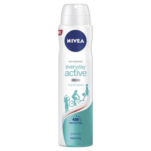 NIVEA Everyday Active Fresh 48H Aerosol Deodorant 250ml