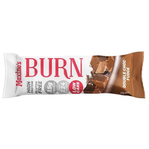 Maxines Burn Bar Double Choc Fudge 40g