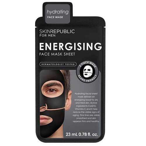 Skin Republic Mens Energising Face Mask Sheet