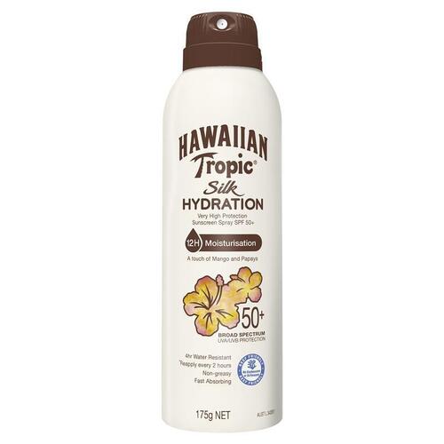 Hawaiian Tropic Silk Hydration Spray 50+ 175g