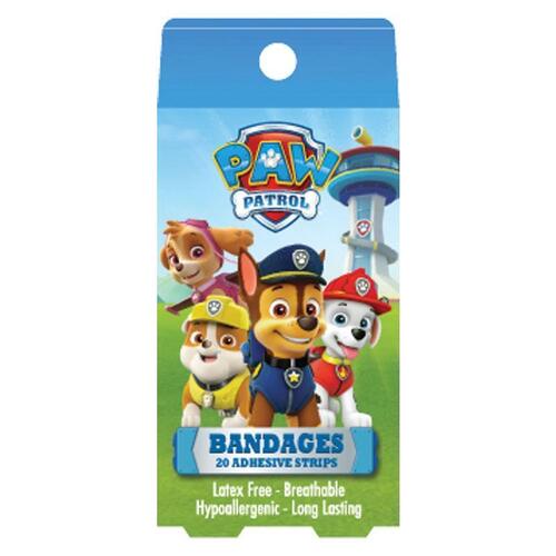 Paw Patrol Kids Bandages 20 Pack