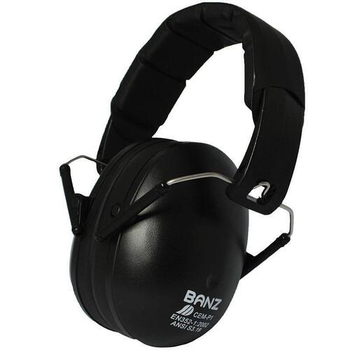 Banz Ear Muffs Kidz 3 Years+ Onyx