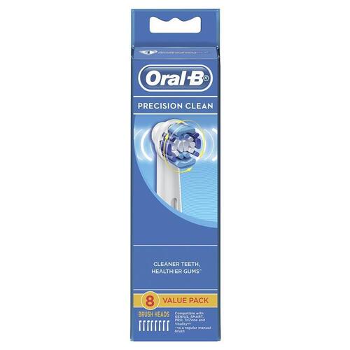 Oral B Power Toothbrush Precision Clean Refills 8 Pack