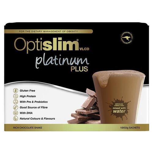 Optislim VLCD Platinum PLUS Chocolate 18x53g