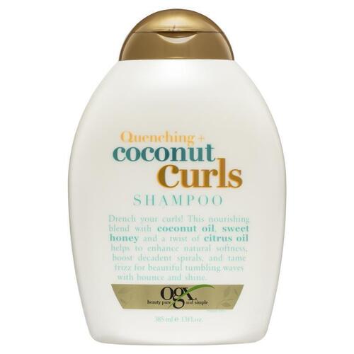 Ogx Quenching + Coconut Curls Shampoo For Curly Hair 385mL