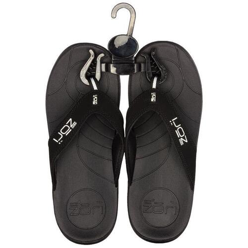 Neat Zori Black Orthotic Thong Size 8