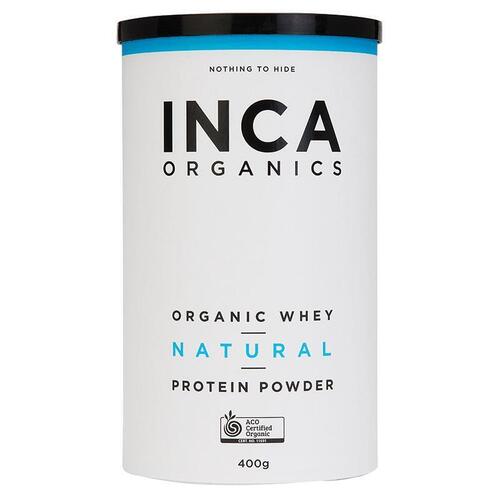 INCA Organics Organic Whey Natural Protein Powder 400G