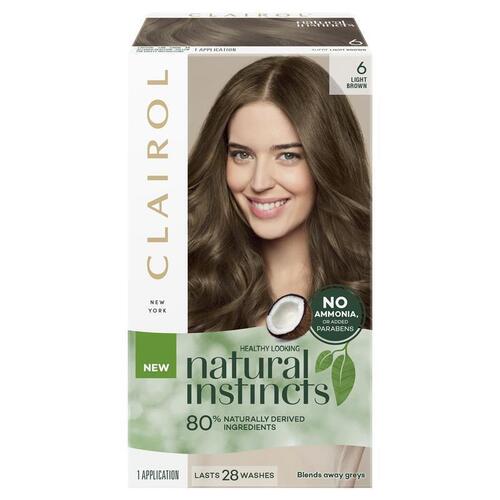 Natural Instincts 6 Suede, Light Brown Semi Permanent Hair Colour