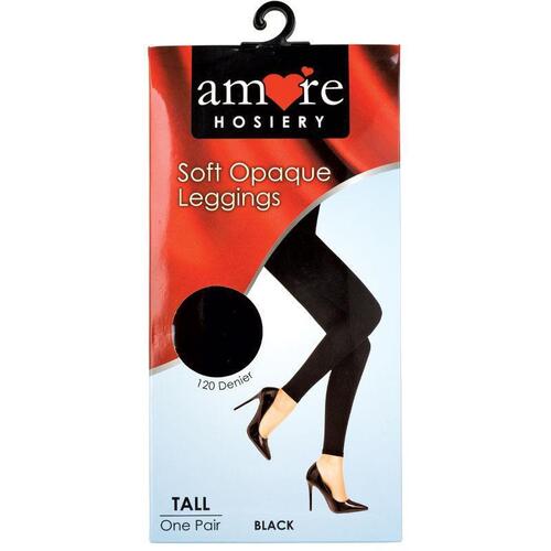 Amore Hosiery Leggings Black 120 Denier Tall