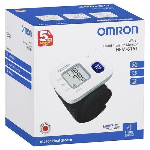 Omron HEM6161 Wrist Blood Pressure Monitor