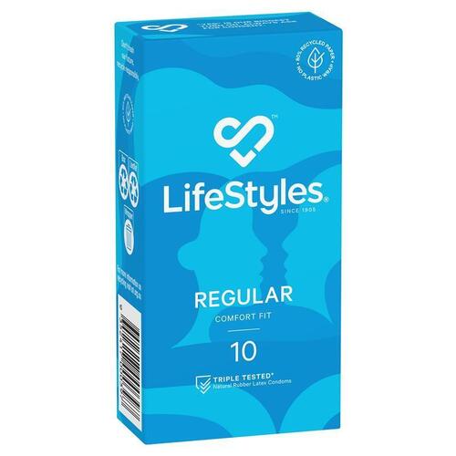 LifeStyles Condoms Regular 10 Pack