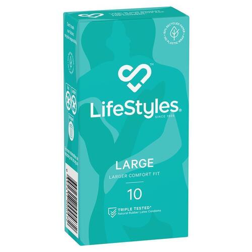 LifeStyles Condoms Large 10 Pack