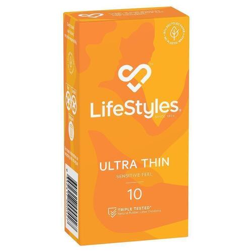 LifeStyles Condoms Ultra Thin 10 Pack