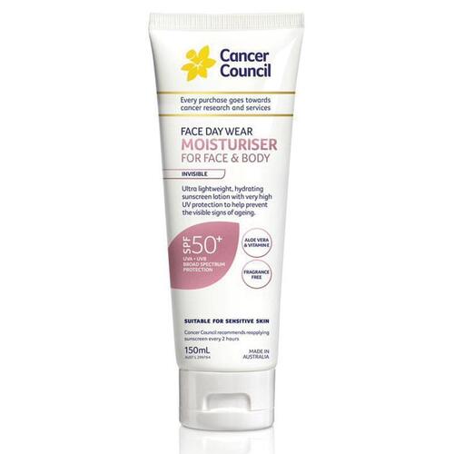 Cancer Council SPF 50+ Face & Body Moisturiser 150ml