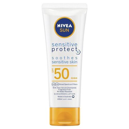 NIVEA Sun Sensitive Protect SPF50 Sunscreen Lotion 100ml