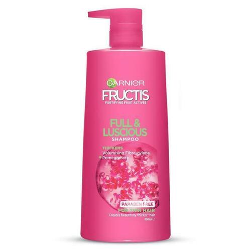 Garnier Fructis Full and Luscious Shampoo 850ml For Thin Hair Paraben Free