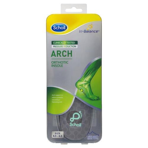 Scholl In Balance Ball of Foot & Arch Orthotic Insole Small