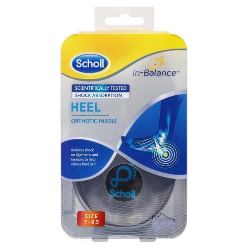 Scholl In Balance Heel and Ankle Orthotic Insole Medium