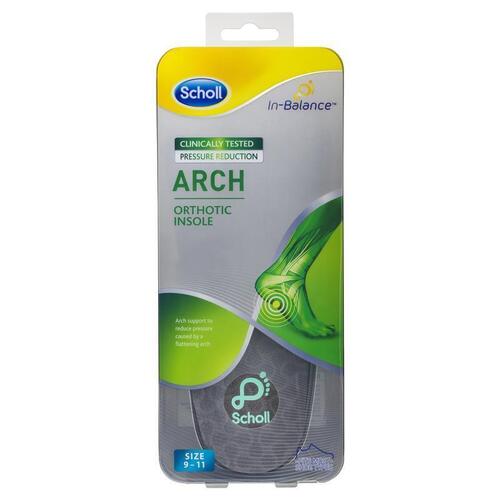 Scholl In Balance Ball of Foot & Arch Orthotic Insole Large