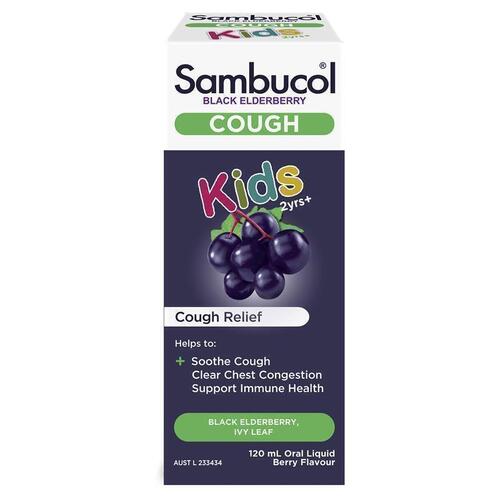 Sambucol Kids Cough Liquid 120ml