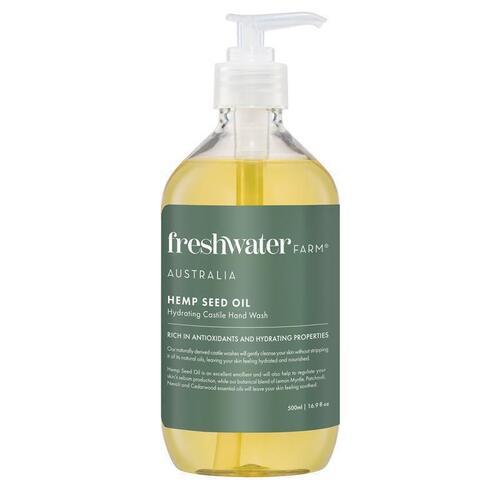 Freshwater Farm Australia Hemp Seed Oil Hydrating Hand Wash 500ml