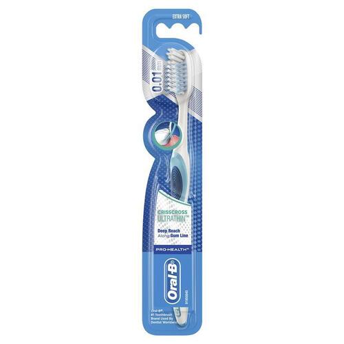 Oral B Toothbrush Cross Action Ultra Thin Manual 1 Pack