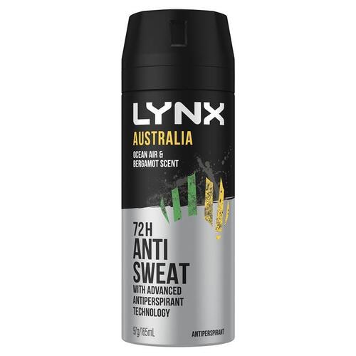 Lynx Deodorant Antiperspirant Australia 165ml