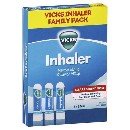 Vicks Inhaler Triple Pack 3 x 0.5mL