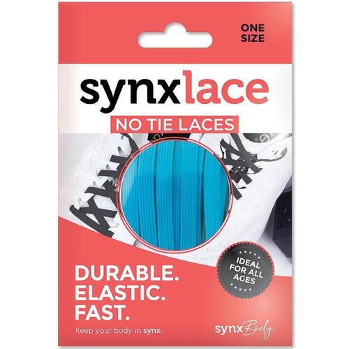 Synxlace No Tie Laces Blue