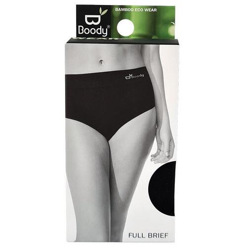 Boody Full Briefs Black Medium